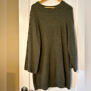 Madewell Hunter Green Sweater Dress